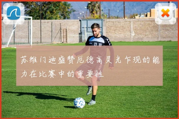 苏维门迪盛赞厄德高灵光乍现的能力在比赛中的重要性